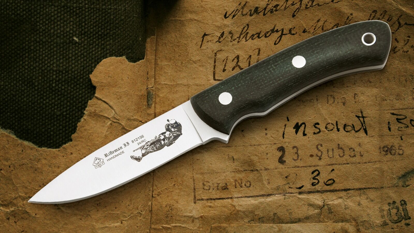 PUMA IP Rifleman II, Jute Micarta Bıçak