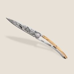 Deejo 37g, Olive Wood / Van Life Çakı