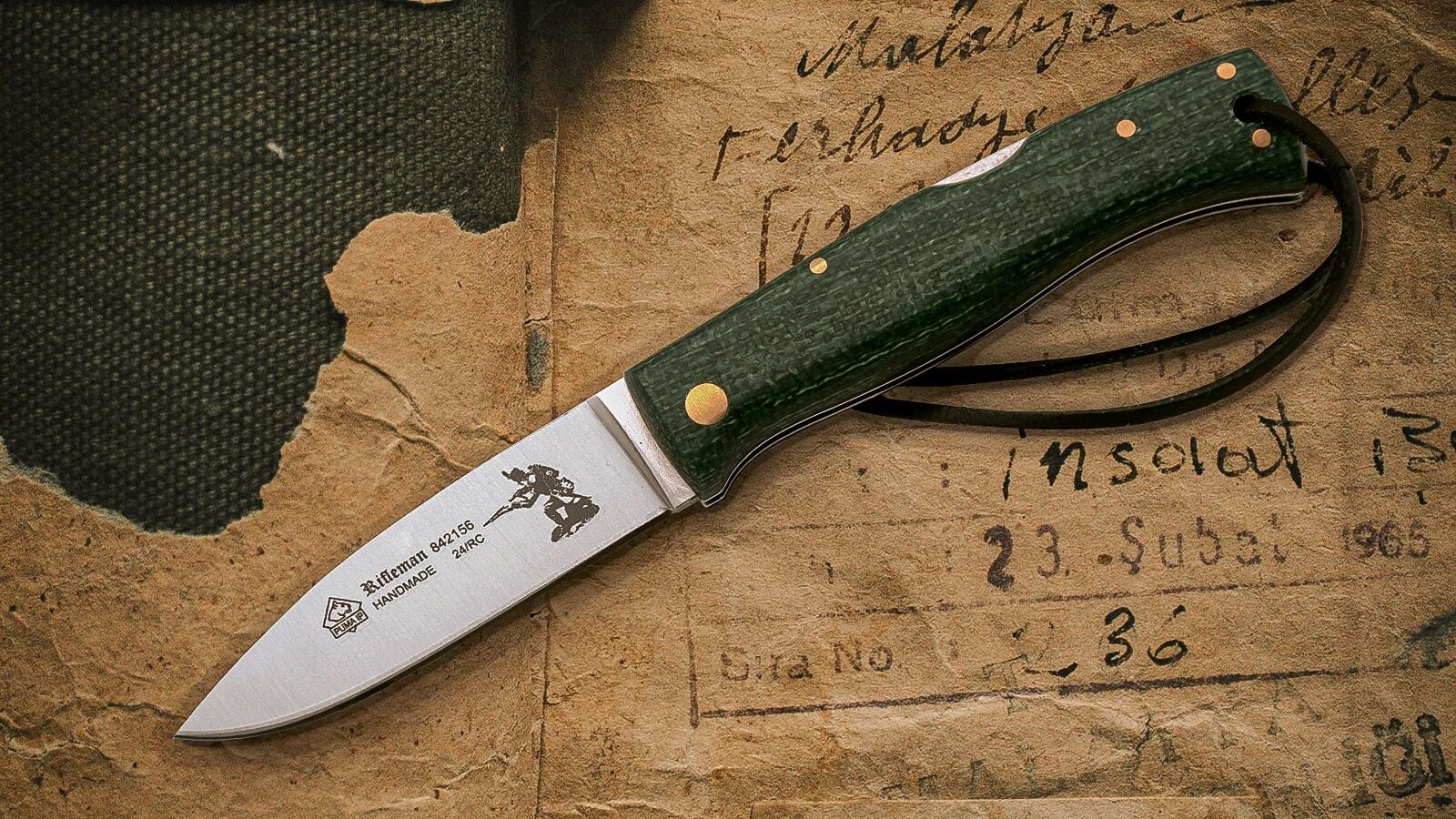 PUMA IP Rifleman | Micarta Sap | 14C28N Çelik Çakı | 842156