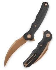 Trivisa Lacerta-CG | Karbon Fiber G10 Sap | 14C28N Çelik Çakı | TY19-CG-14