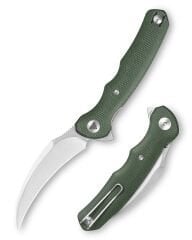 Trivisa Lacerta-04G | Yeşil Mikarta Sap | 14C28N Çelik Çakı | TY19-GM-14