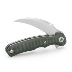 Trivisa Lacerta-04G | Yeşil Mikarta Sap | 14C28N Çelik Çakı | TY19-GM-14