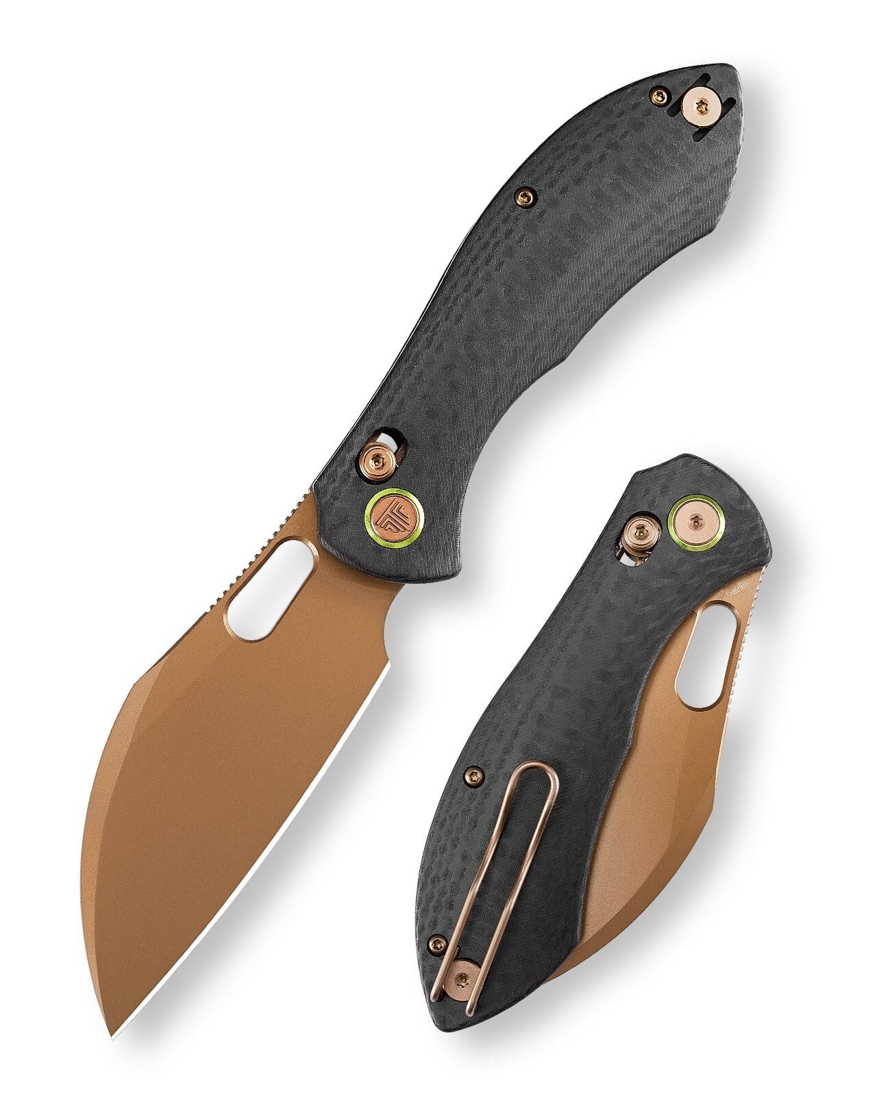 Trivisa Batwing-CG/S | Karbon Fiber G10 Sap | 14C28N Çelik Çakı | JM10S-CG-14