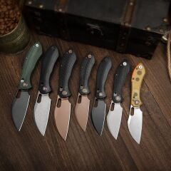 Trivisa Batwing-CG/S | Karbon Fiber G10 Sap | 14C28N Çelik Çakı | JM10S-CG-14