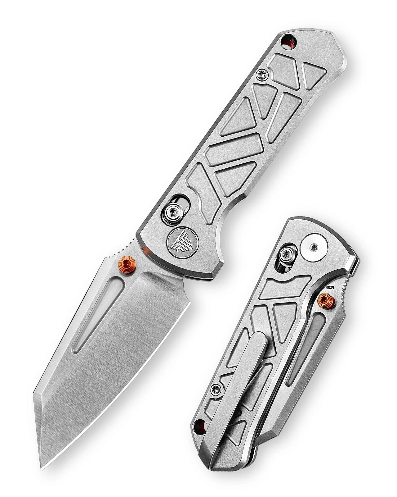 Trivisa Skarn-W | Titanyum Sap | M390 Çelik Çakı | JM11-W-M