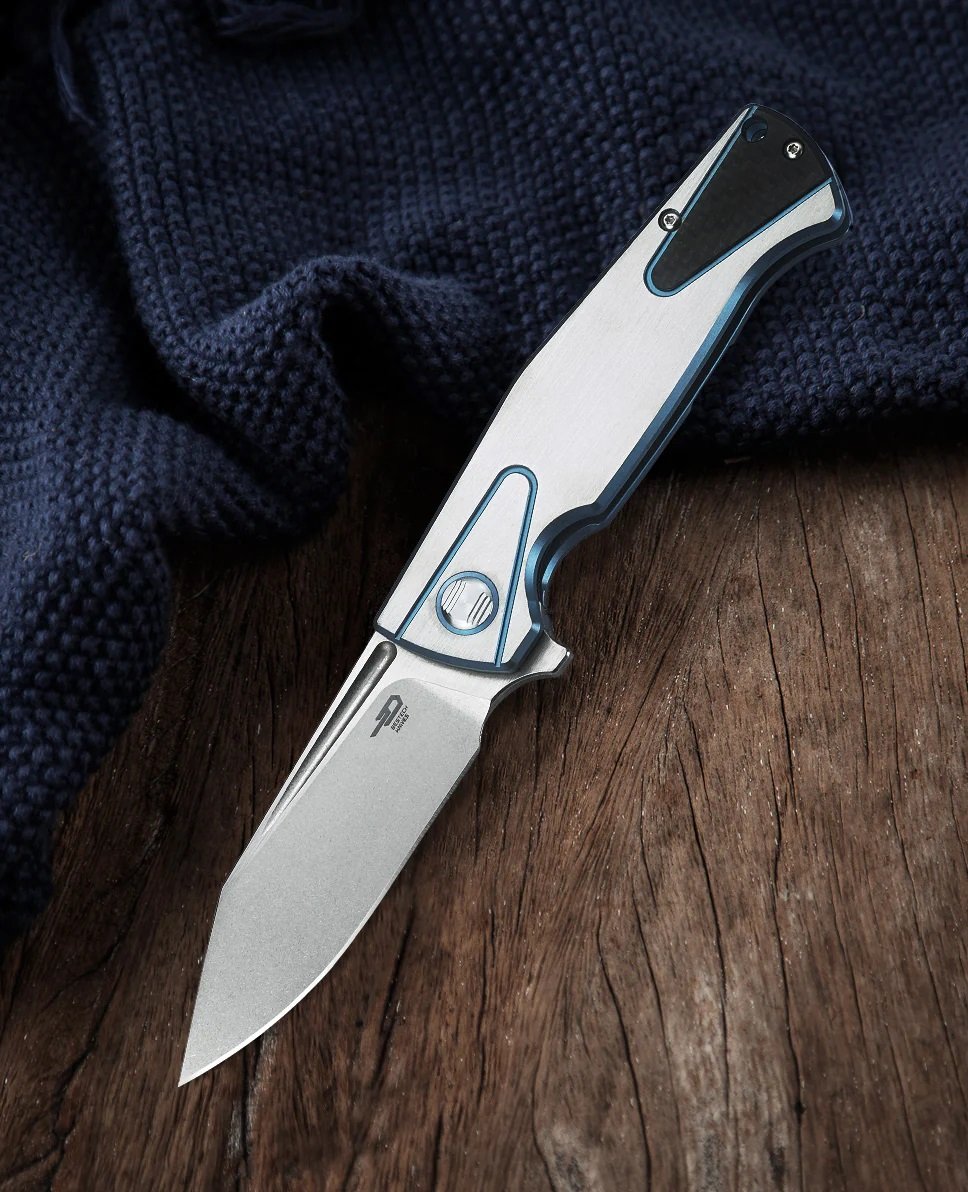 BESTECH HORUS BT1901D Titanyum Sap: 3,5'' S35VN Bıçak