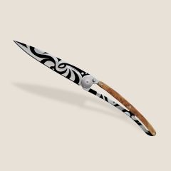 Deejo 37g, Juniper Wood / Tribal Çakı