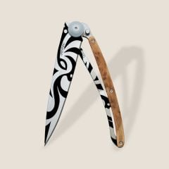 Deejo 37g, Juniper Wood / Tribal Çakı