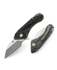 BESTECH Goblin | Titanyum + Karbon Fiber Sap | S35VN Çelik Çakı | BT1711E