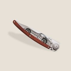 Deejo 37g, Coral wood / Racing Car Çakı