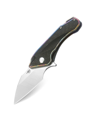 BESTECH Goblin | Titanyum + Karbon Fiber Sap | CPM-S35VN Çelik Çakı | BT1711D