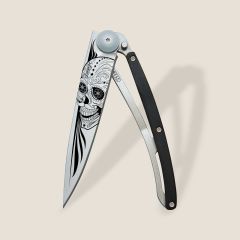 Deejo 37g, Ebony Wood / Latino Skull Çakı