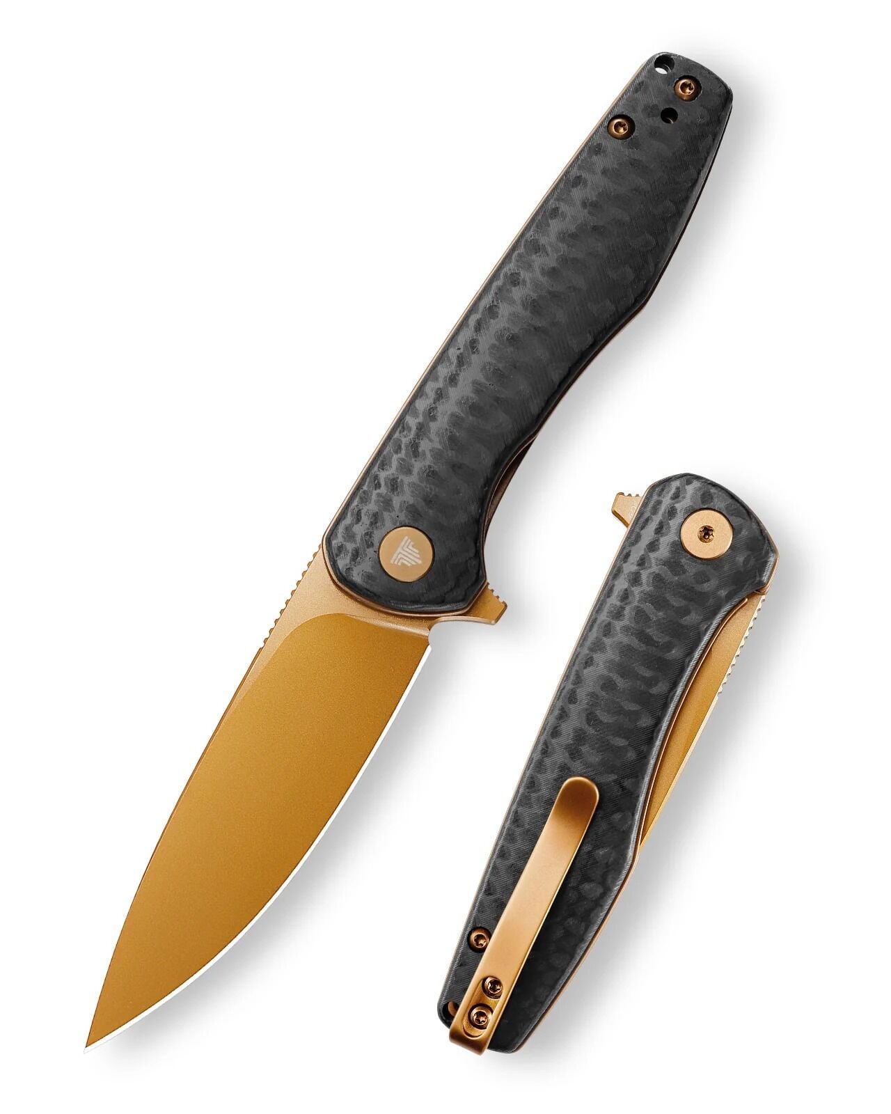 Trivisa Hummingbird-CG | Karbon Fiber Görünümlü G10 Sap | 14C28N Çelik Çakı | JM07-CG-14