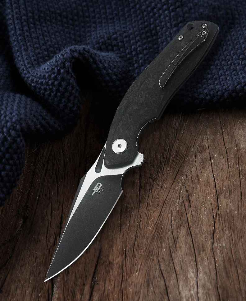 BESTECH GHOST BT1905D-L Karbon Fiber Sap: 3,27'' S35VN Bıçak