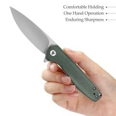 Trivisa Hummingbird-GM | Mikarta Sap | 14C28N Çelik Çakı | JM07-GM-14