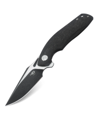 BESTECH GHOST BT1905C-2 Karbon Fiber+Titanyum Sap: 3,27'' S35VN Bıçak