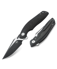 BESTECH Ghost | Karbon Fiber + Titanyum Sap | S35VN Çelik Çakı | BT1905C-2