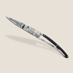 Deejo 37g, Ebony Wood / Pinup Çakı