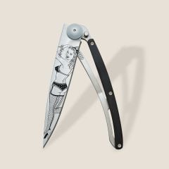 Deejo 37g, Ebony Wood / Pinup Çakı