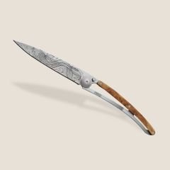 Deejo 37g, Juniper Wood / Fish Çakı