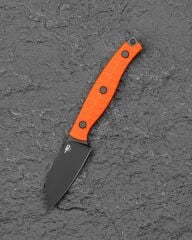 BESTECH HEIDIBLACKSMITH#3 BFK07B Turuncu G10 Sap 14C28N Çelik Bıçak