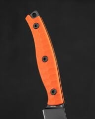 BESTECH HEIDIBLACKSMITH#3 BFK07B Turuncu G10 Sap 14C28N Çelik Bıçak