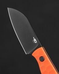 BESTECH HEIDIBLACKSMITH#3 BFK07B Turuncu G10 Sap 14C28N Çelik Bıçak