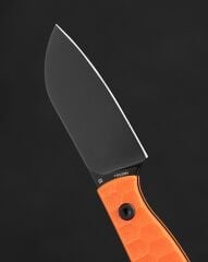 BESTECH HEIDIBLACKSMITH#3 BFK07B Turuncu G10 Sap 14C28N Çelik Bıçak