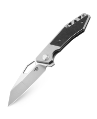 BESTECH FRACTAL Titanyum + Karbon Fiber Kaplama Sap S35VN Çelik Çakı - BT1907A