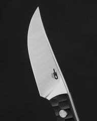 BESTECH HEIDIBLACKSMITH#3 BFK08A Siyah G10 Sap 14C28N Çelik Bıçak