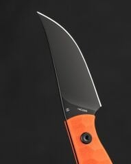 BESTECH HEIDIBLACKSMITH#3 BFK08B Turuncu G10 Sap 14C28N Çelik Bıçak