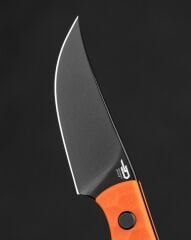 BESTECH HEIDIBLACKSMITH#3 BFK08B Turuncu G10 Sap 14C28N Çelik Bıçak