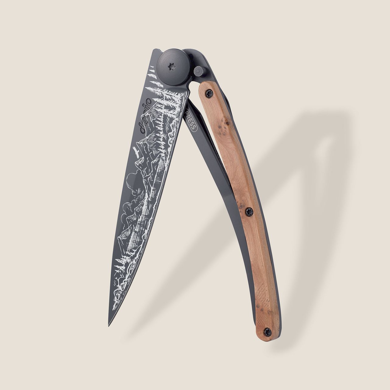 Deejo 37g, Juniper Wood / Mountain Çakı