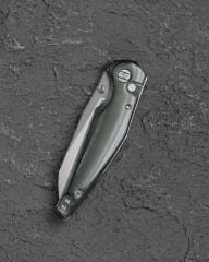 BESTECH SNAKEBIRD BG58A Yeşil Mikarta Sap 14C28N Çelik Çakı