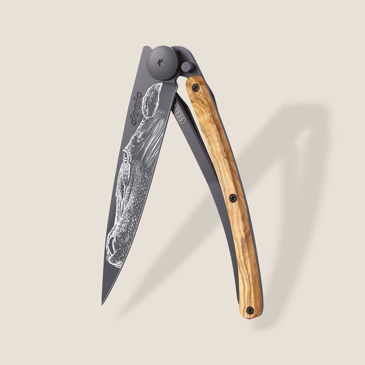 Deejo 37g, Olive Wood / Purebred Çakı