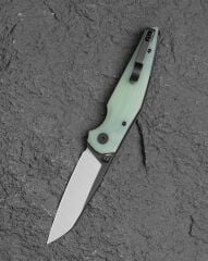 BESTECH SNAKEBIRD BG58D Şeffaf G10 Sap 14C28N Çelik Çakı