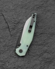 BESTECH SNAKEBIRD BG58D Şeffaf G10 Sap 14C28N Çelik Çakı