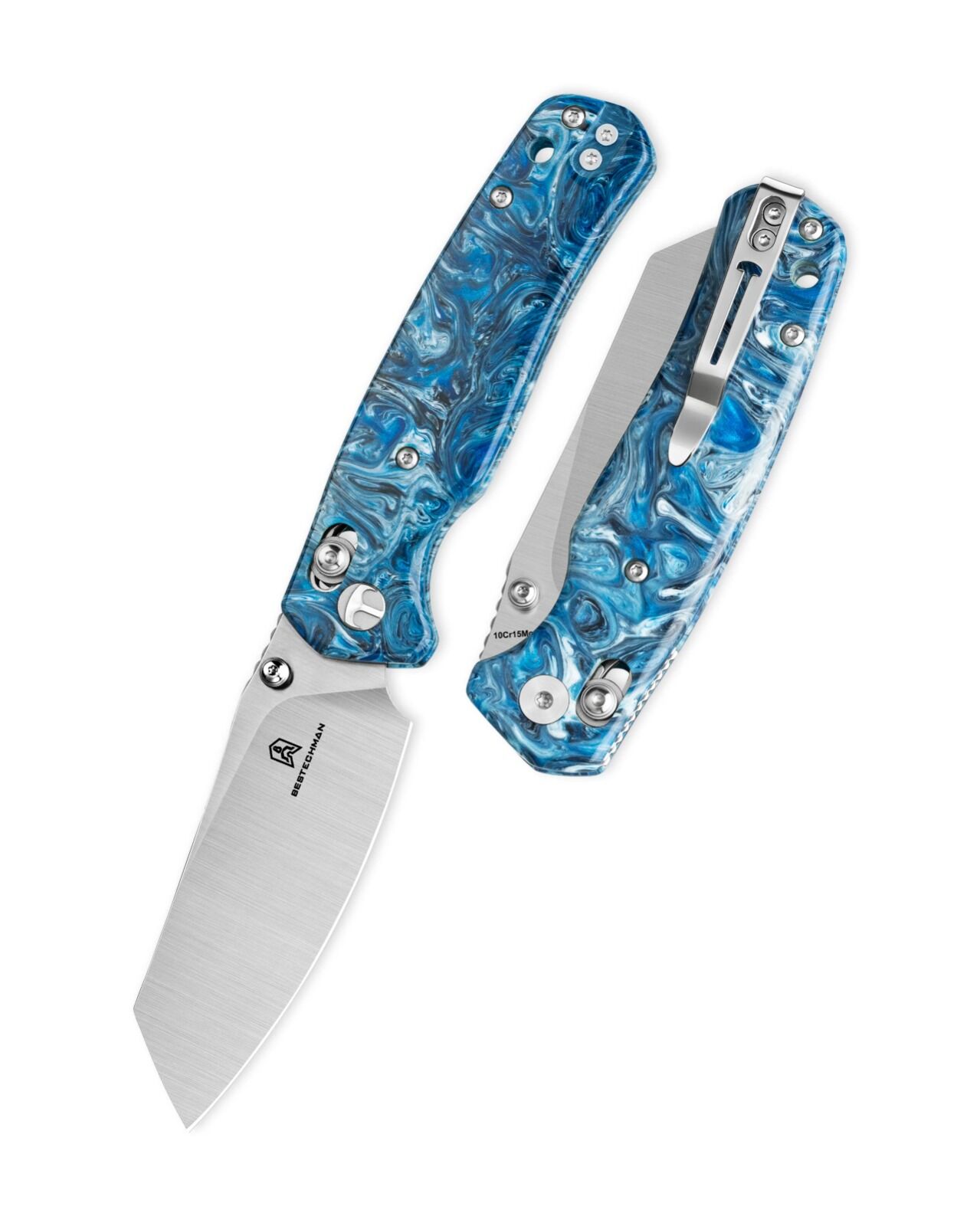 BESTECHMAN CICADA'S WING Reçine Sap 10Cr15MoV Çelik Çakı - BMK06Q