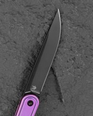 BESTECH INK BT2502C Mor Titanyum Sap MagnaCut Çelik Çakı