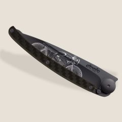 Deejo 37g, Carbon Fiber / Café Racer Çakı