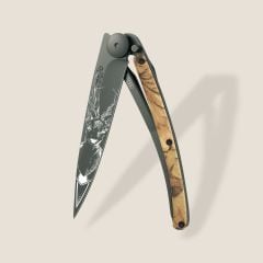 Deejo 37g, Brown Camo / Deer Çakı