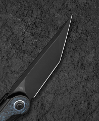BESTECH Blind Fury | Titanyum + Fat Karbon Sap | M390 Çelik Çakı | BT2303D