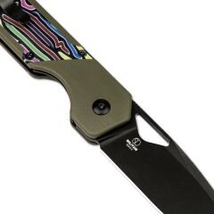Kizer Militaw® | Nitro-V | Olive Green & Party Steamers G10 | KizerV™ 3634A3