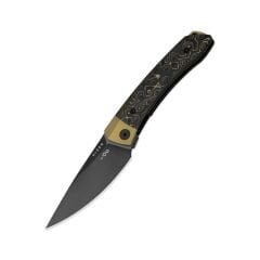 Kizer Mini MoMo | S90V | Titanium+Fat Carbon Camo Gold | KizerB™ 3663A3