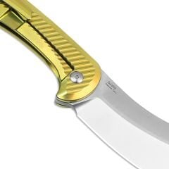 Kizer Dawn | Gold Titanyum Sap | S35VN Çelik Çakı | Ki3673A1