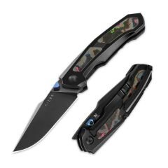 Kizer Feweed | S45VN | Titanium（Camo Carbon 80s）| KizerB™ 3694A3