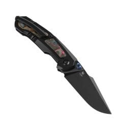 Kizer Feweed | S45VN | Titanium（Camo Carbon 80s）| KizerB™ 3694A3