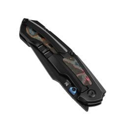 Kizer Feweed | S45VN | Titanium（Camo Carbon 80s）| KizerB™ 3694A3