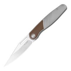 Kizer Raze | S45VN | Titanium & Leather | KizerB™ 3720A2