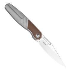 Kizer Raze | S45VN | Titanium & Leather | KizerB™ 3720A2